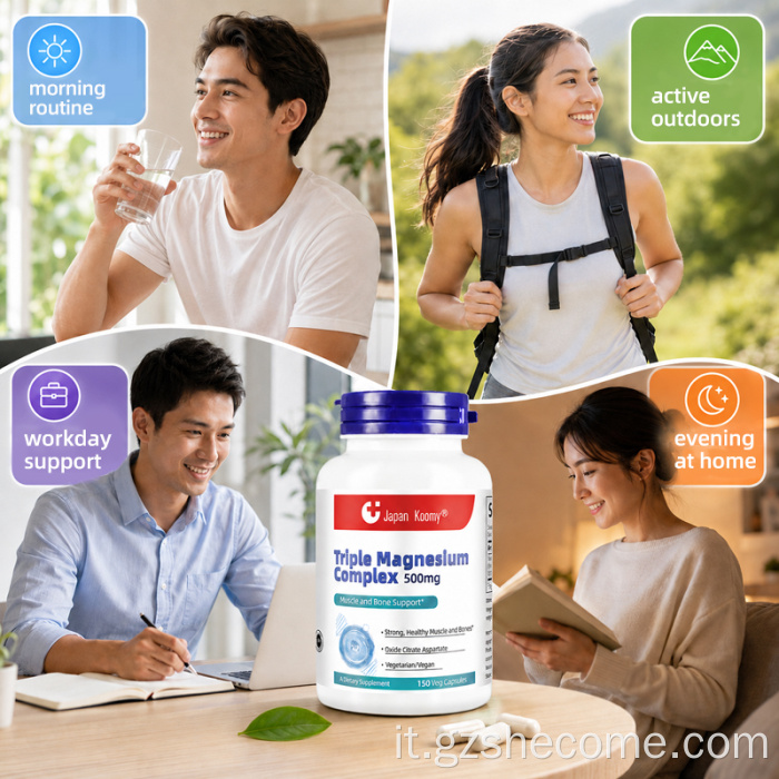 Shecome Triple Magnesium Complex Estratto di supporto per le articolazioni